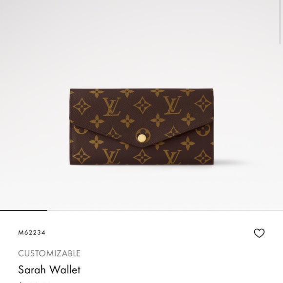Louis Vuitton Handbags - Authentic Louis Vuitton Sarah Wallet in Monogram with Fuschia interior